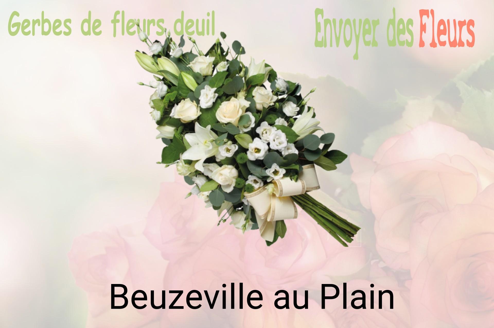 Gerbe de fleurs de deuil livrée à Beuzeville-au-Plain
